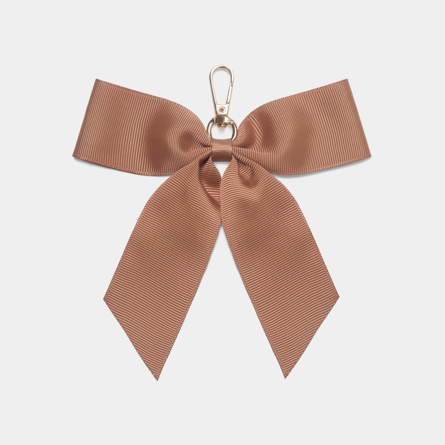 Signature Tan Bow Keyring