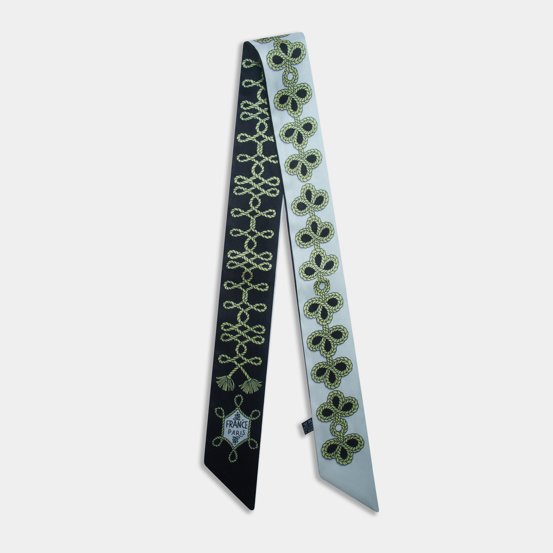 Phoenix Bag Scarf - Black