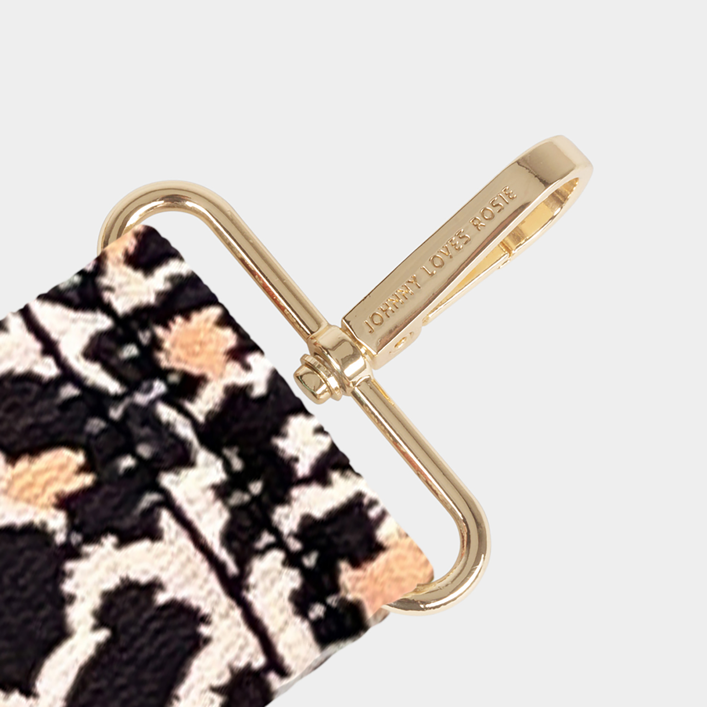 Brown Leopard Bag Strap
