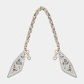 Alexis Chain & Scarf Bag Strap - Ecru multi