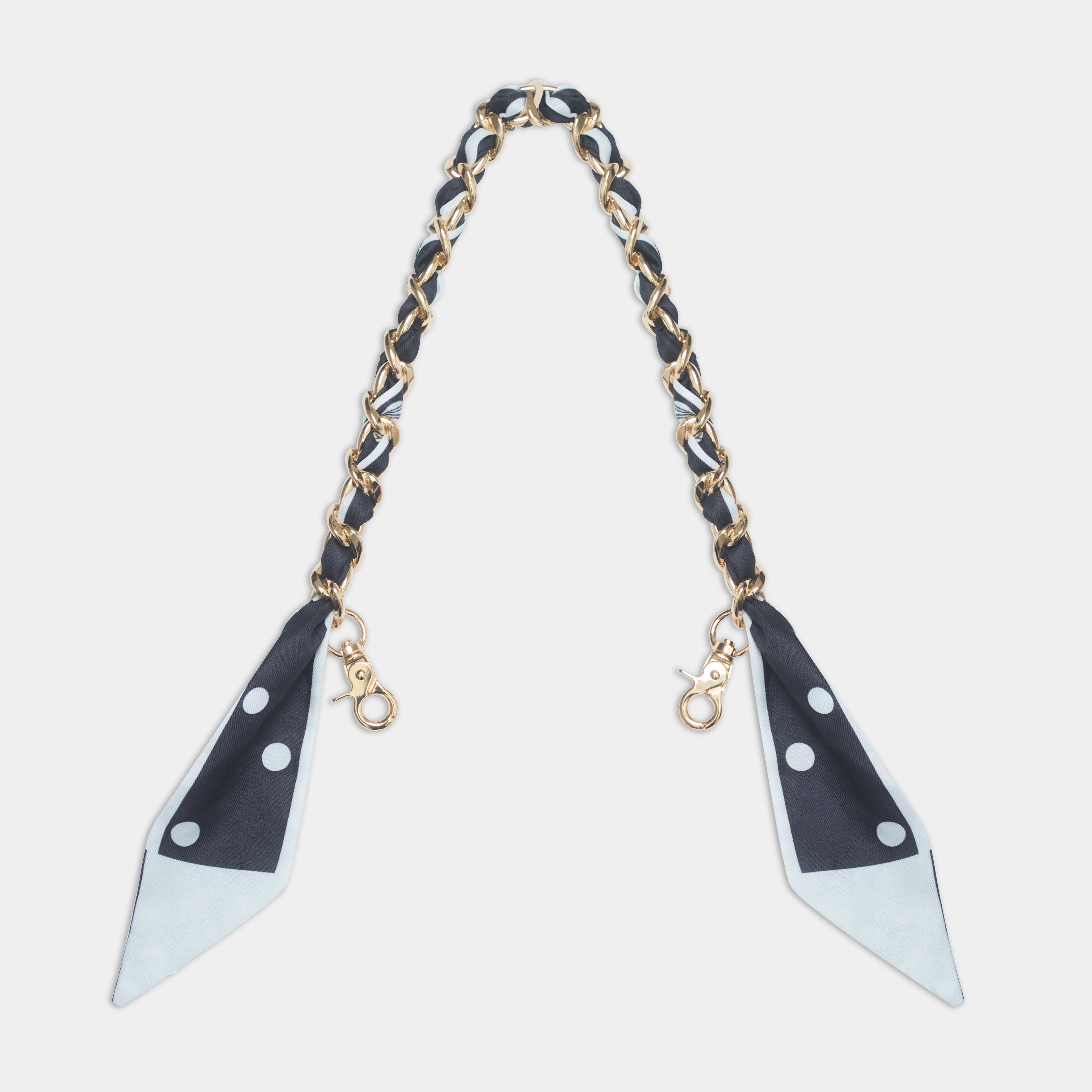 Wren Chain & Scarf Bag Strap- Polka