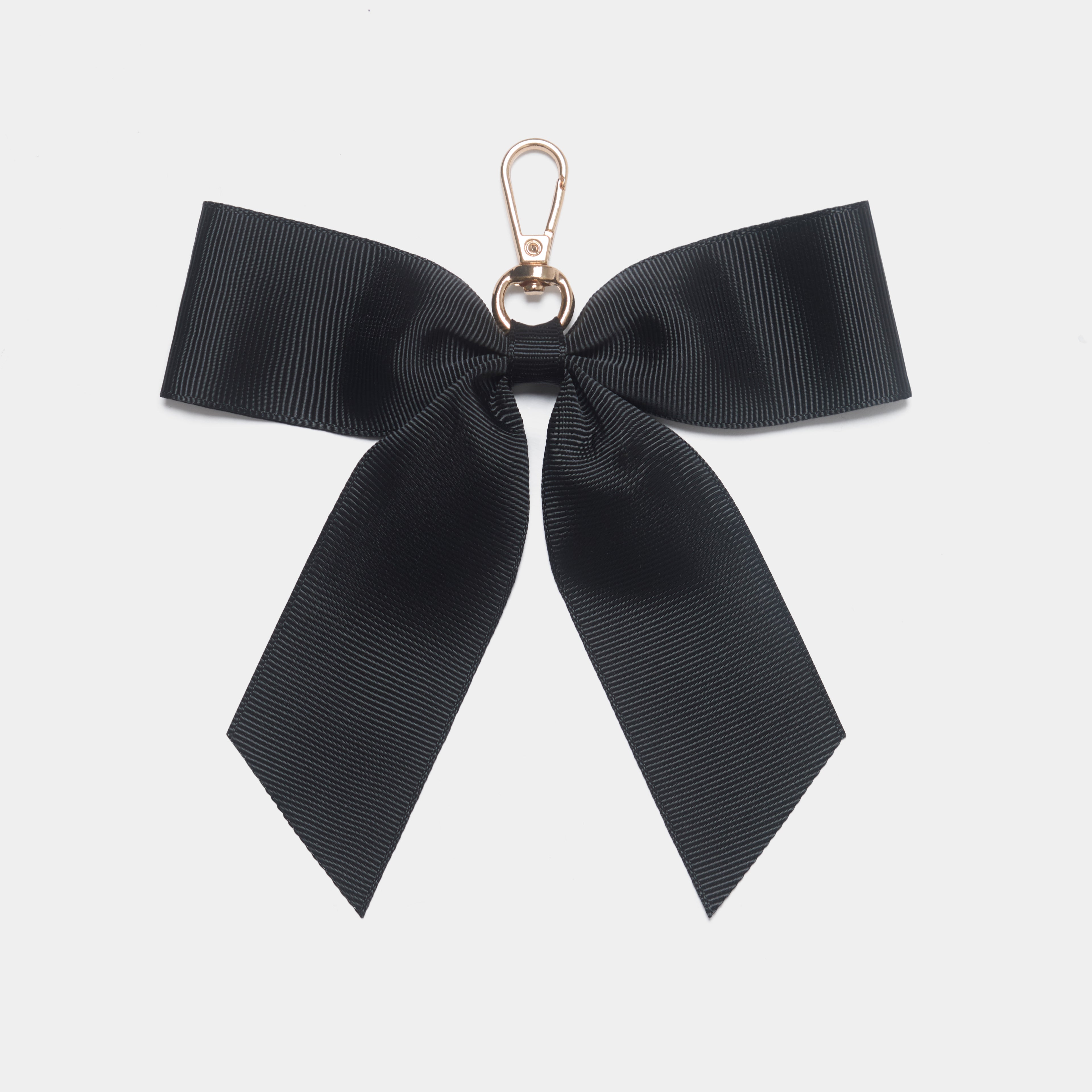 Signature Eloise Black Bow Keyring
