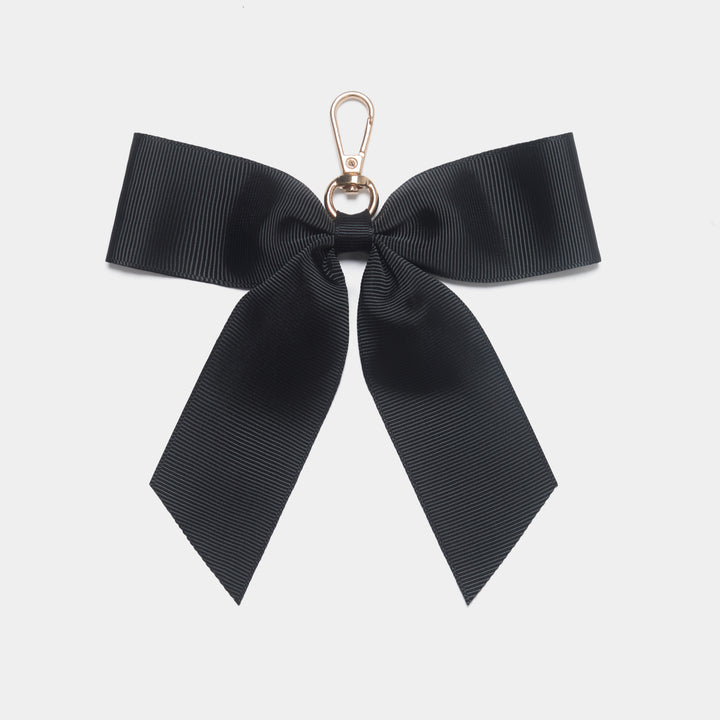 Signature Eloise Black Bow Keyring