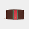 Brown Stripe Rowan long Purse - Johnny Loves Rosie - JLR London
