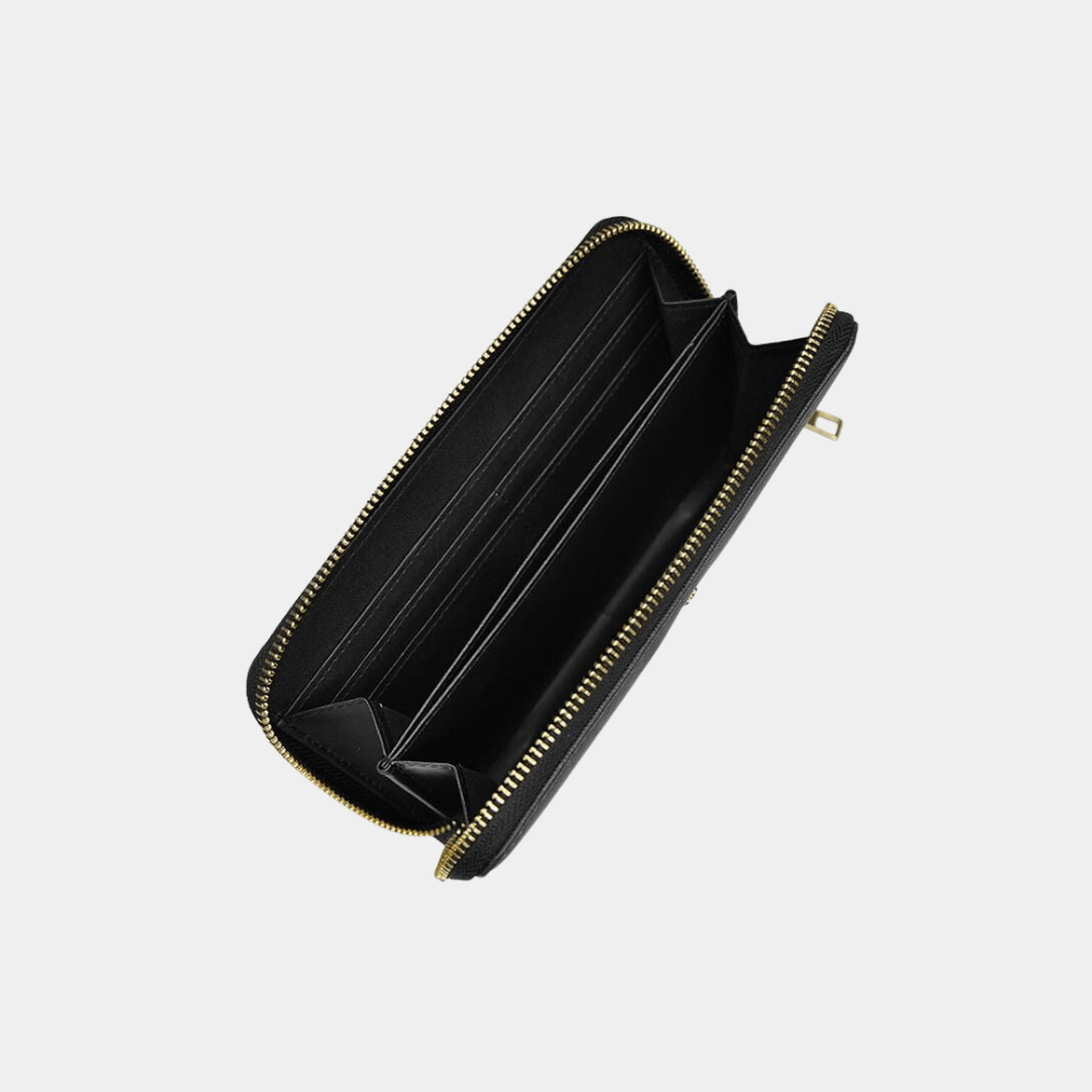 Black Stripe Rowan long Purse - Johnny Loves Rosie - JLR London