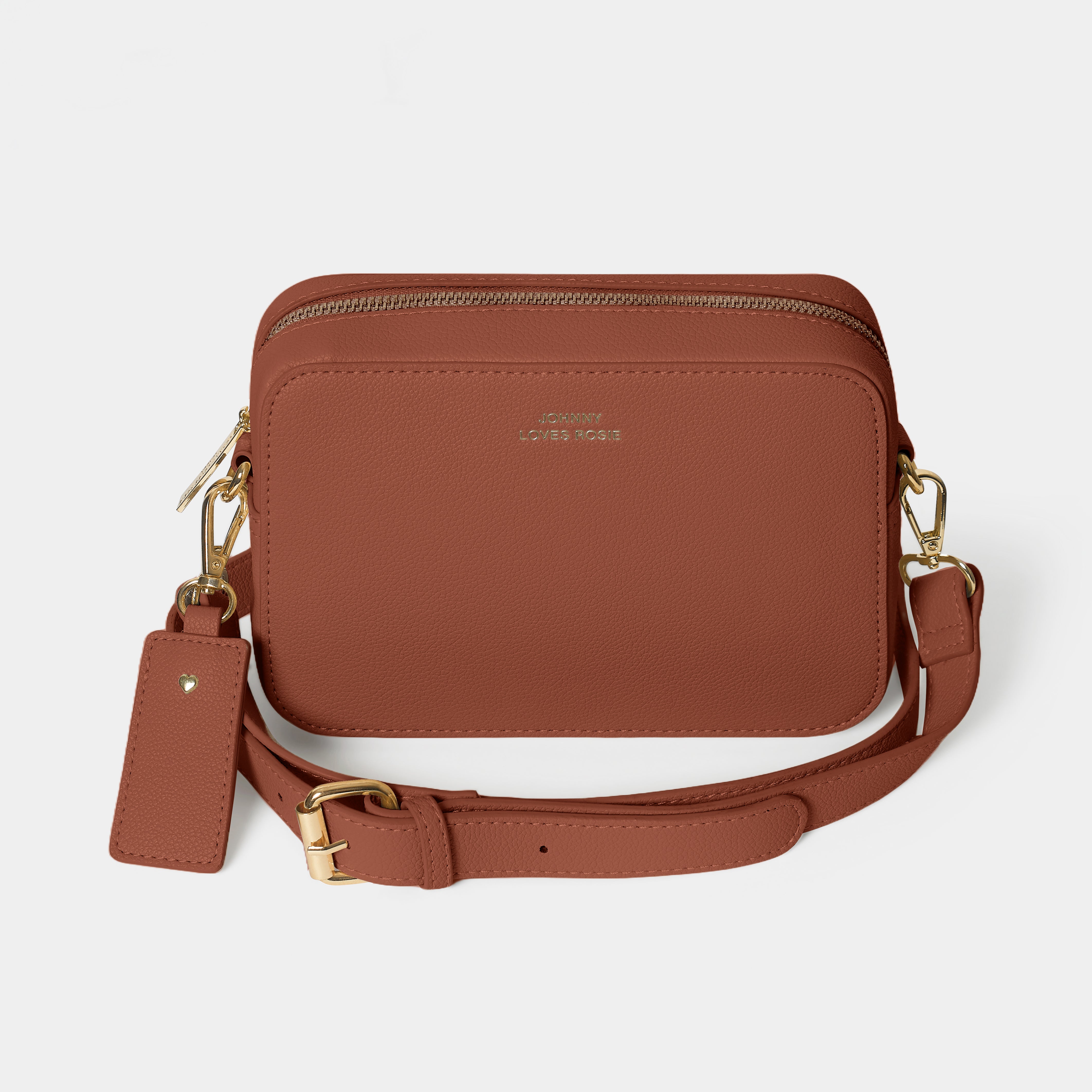 Carrie Crossbody Bag in Tan | Johnny Loves Rosie