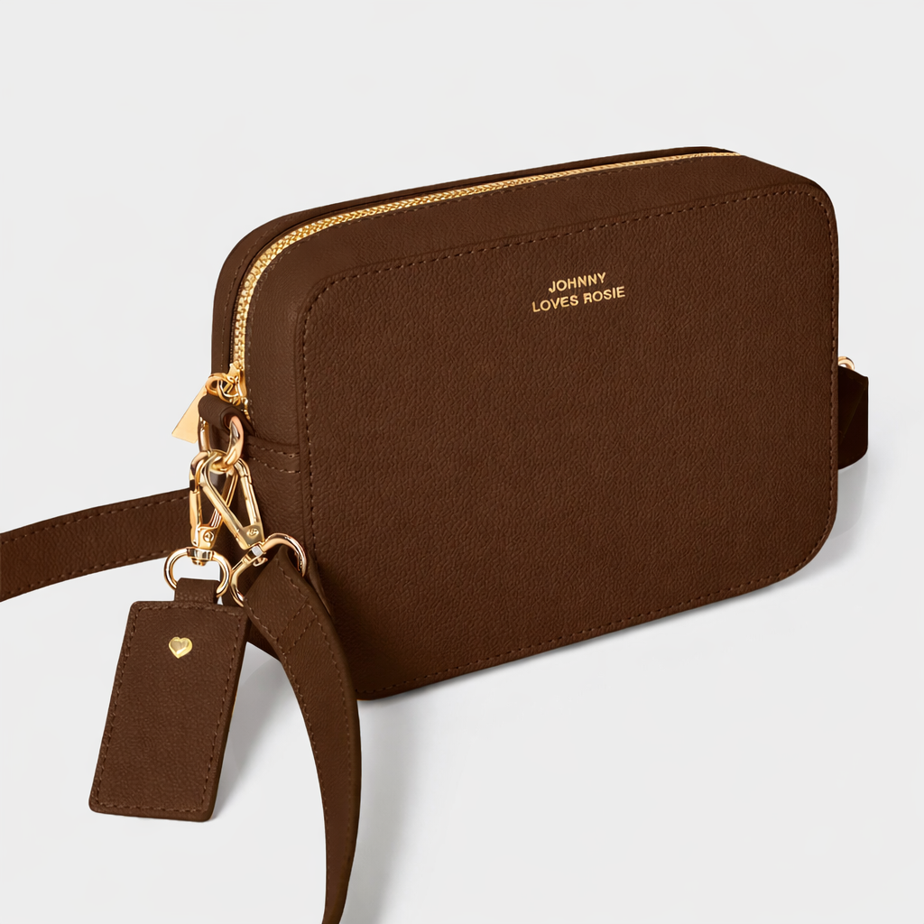 Carrie Crossbody Bag - Dark Brown