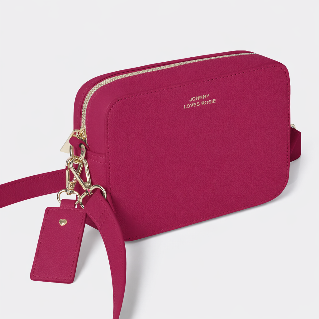 Carrie Crossbody Bag - Deep Pink