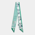 Finley Bag Scarf - Forest Green