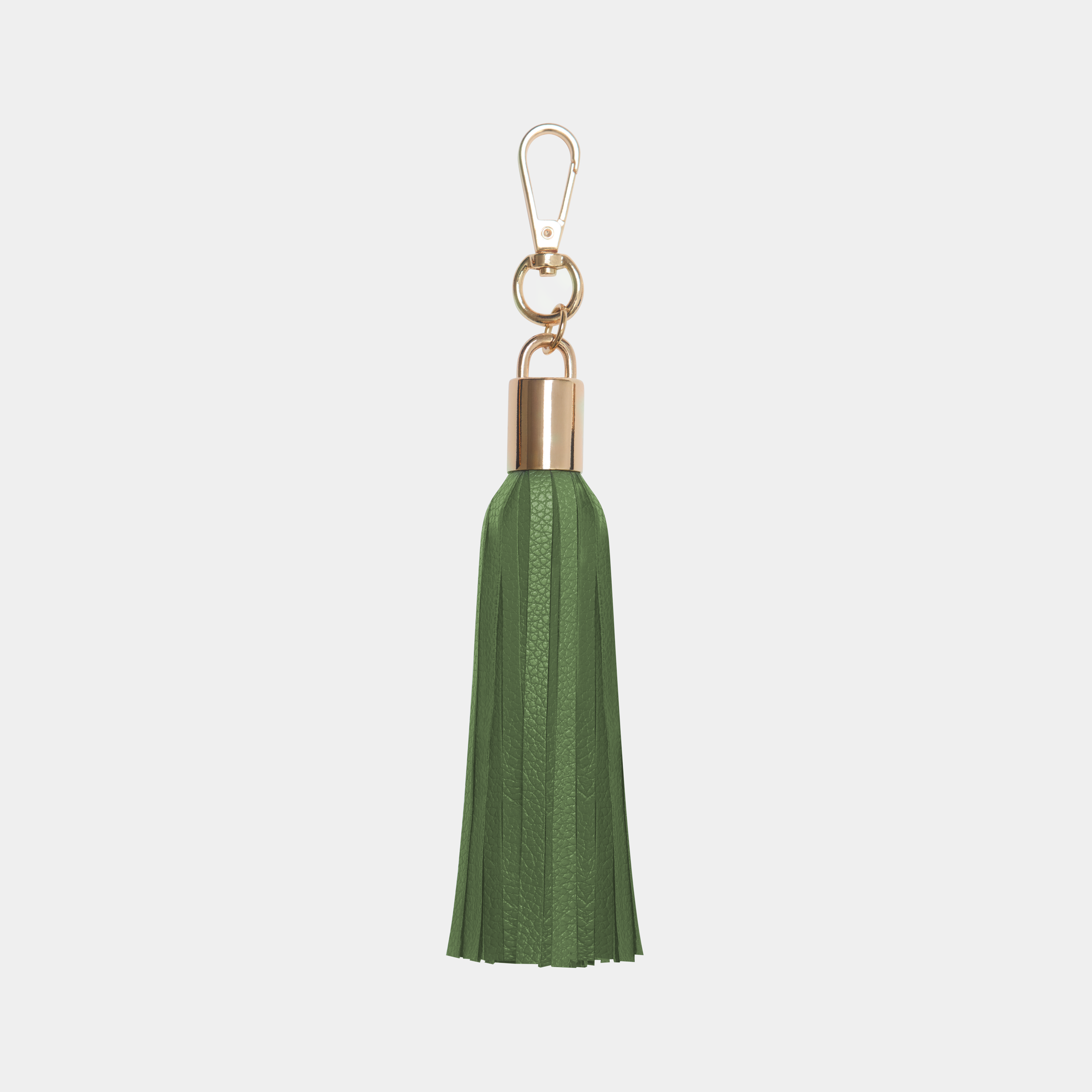 Olive Green Tassel Keyring