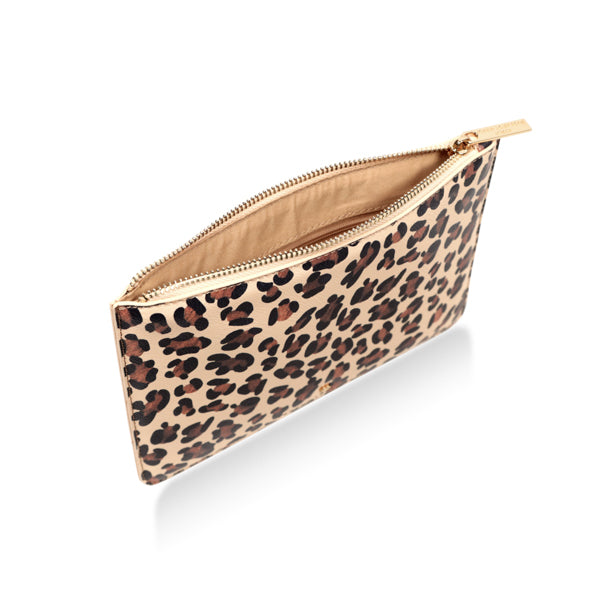 James Pouch Leopard print