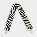 Zebra Print Bag Strap