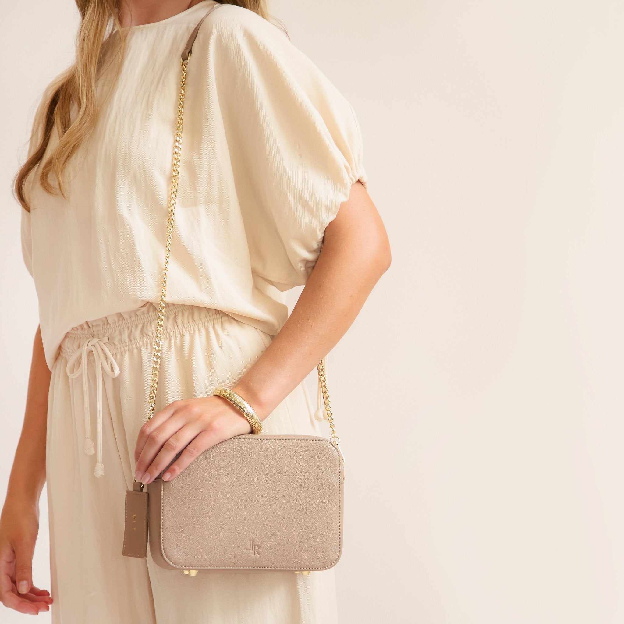 Marlow Crossbody Bag - Mocha - JLR London