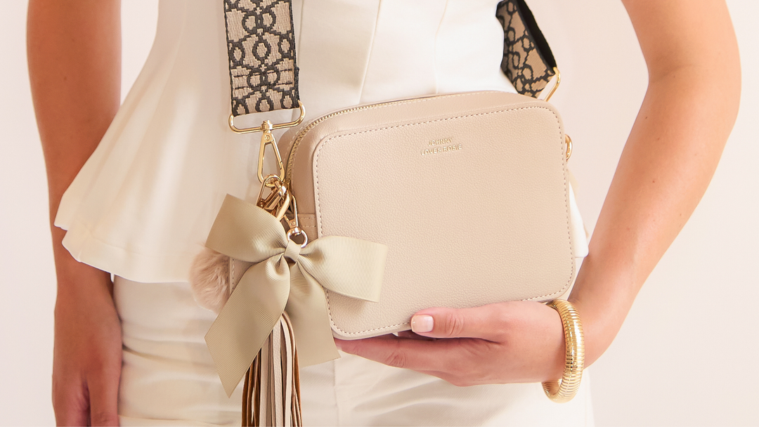 Carrie Crossbody Bag - Taupe