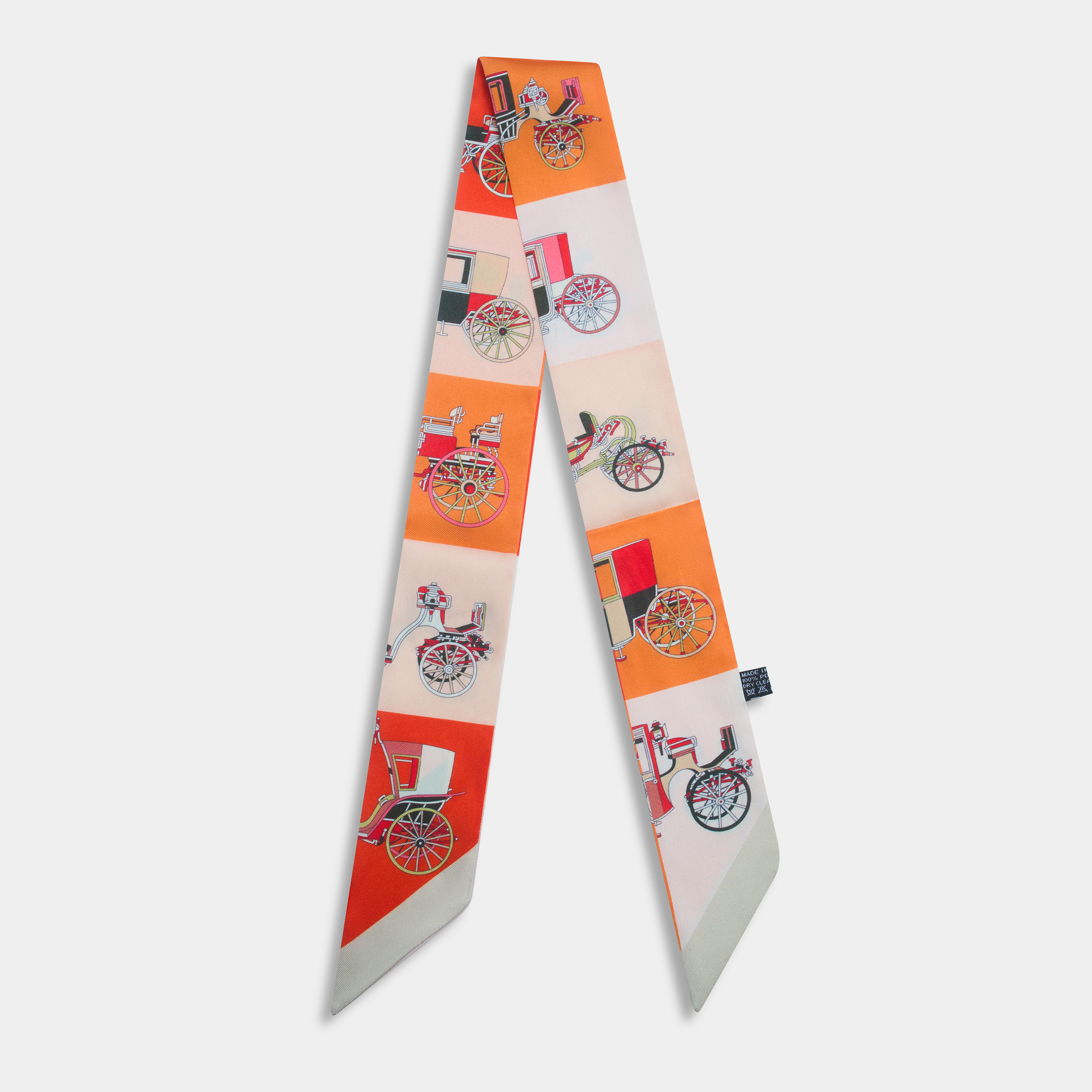 Hallie Bag Scarf - Orange