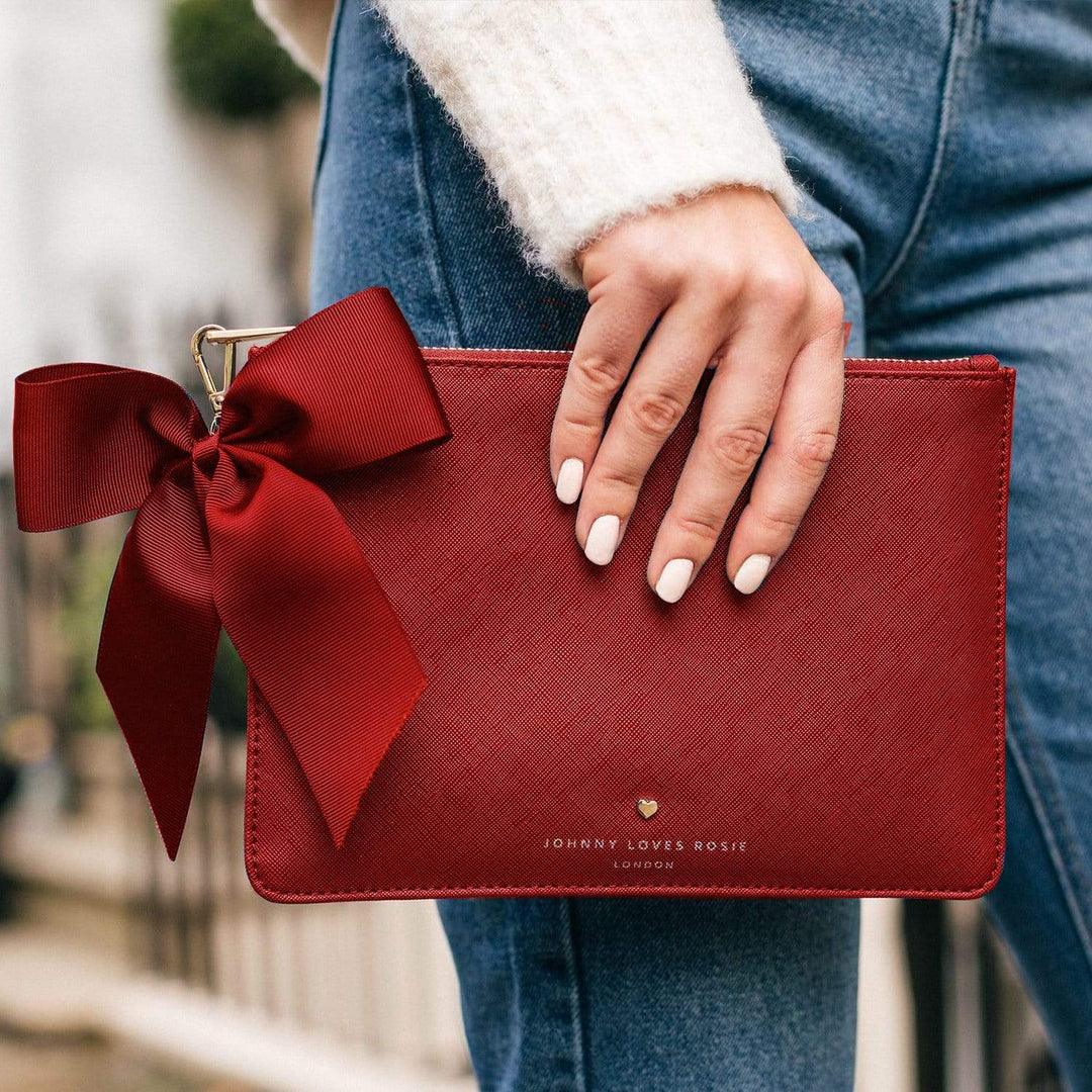 James Pouch Cherry Red