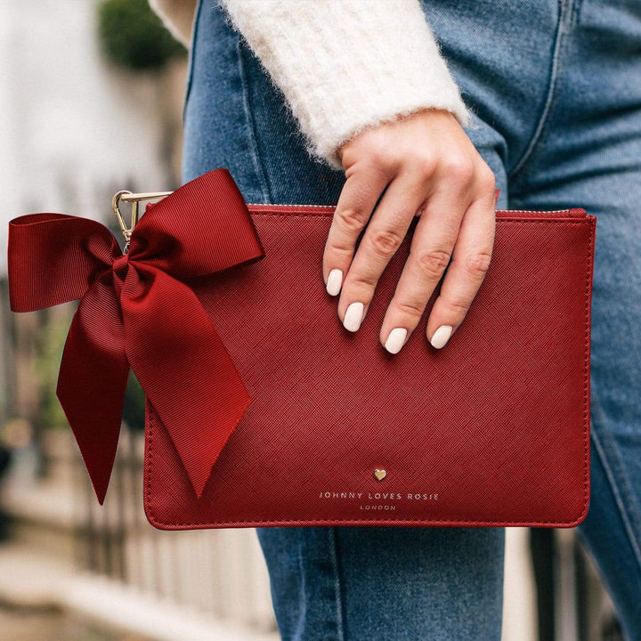 James Pouch Cherry Red