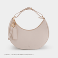 Rudy Midi Half Moon Bag - Taupe - JLR London