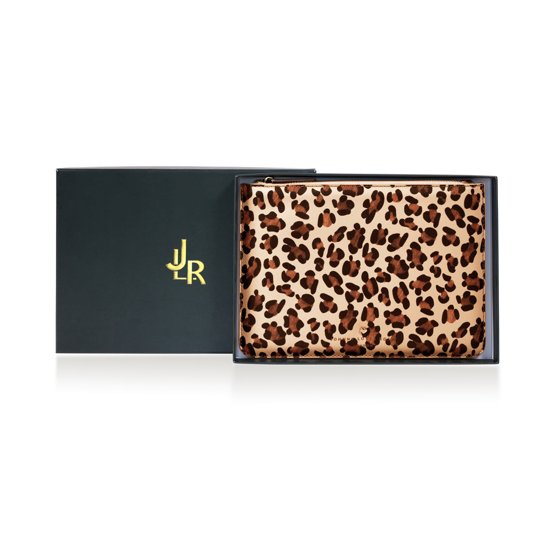 James Pouch Leopard print